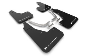 Hyundai Ioniq 5 Mud Flap - Rally Armor - UR Series - Black/White - `22-`24 Hyundai Ioniq 5 Mud Flap - Rally Armor - UR Series - Black/White - `22-`24